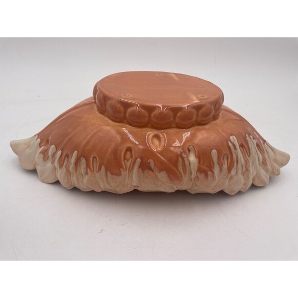 MCM Tan & White Ceramic Scalloped Edge Bowl - Picture 3 of 7